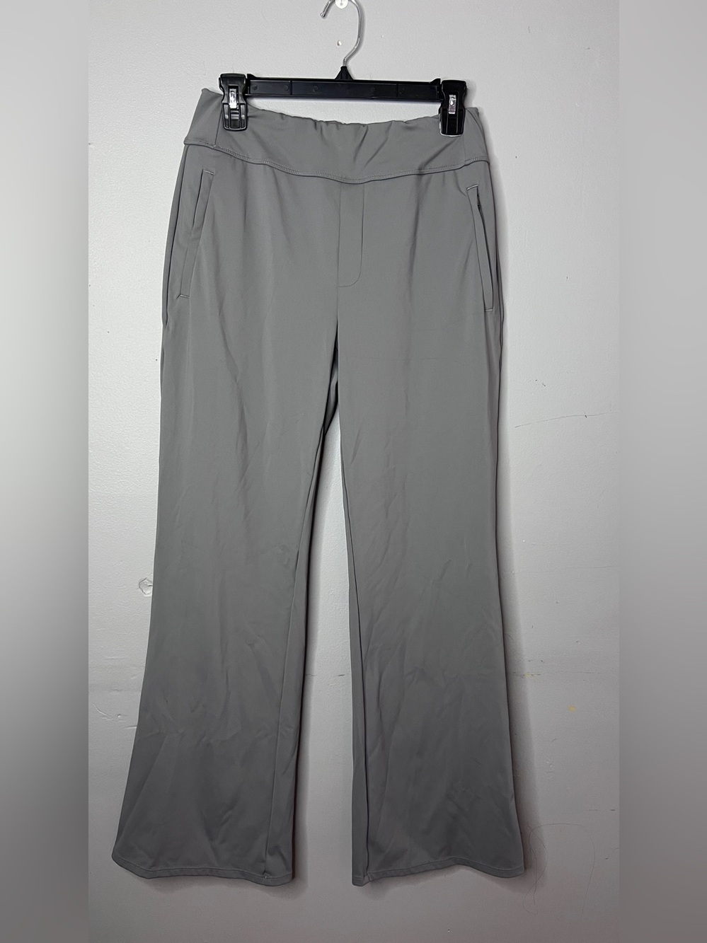 Halara Flex DayStretch Mid Rise Side Zipper Pocket Work Flare Pants Size Medium